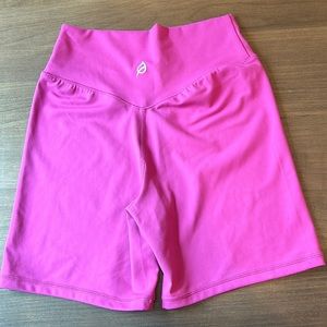 P’tula Taylor biker shorts.